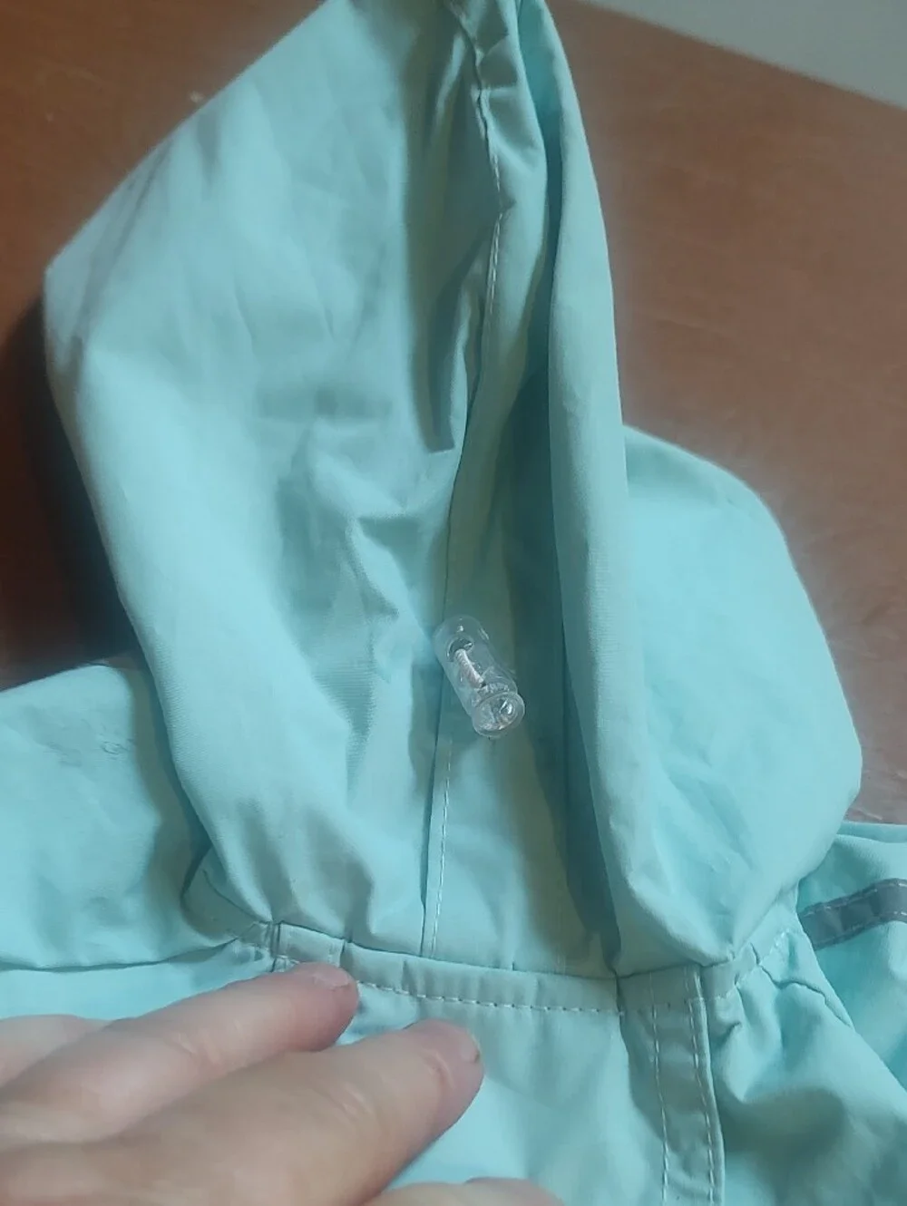 FBI Working Dog USA Light Blue Kids Dog Raincoat 18 Long X 9  New No Tag Small